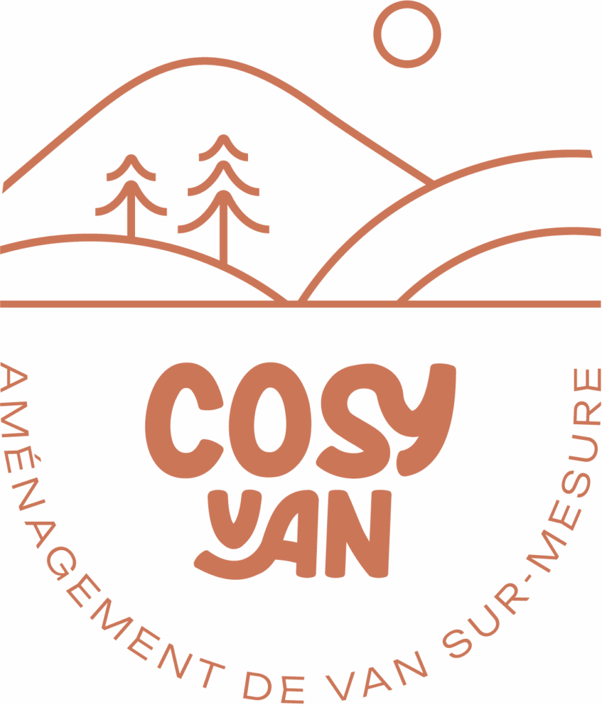 Logo Cosy van pour des aménagements de fourgons et véhicules de loisirs sur mesure
