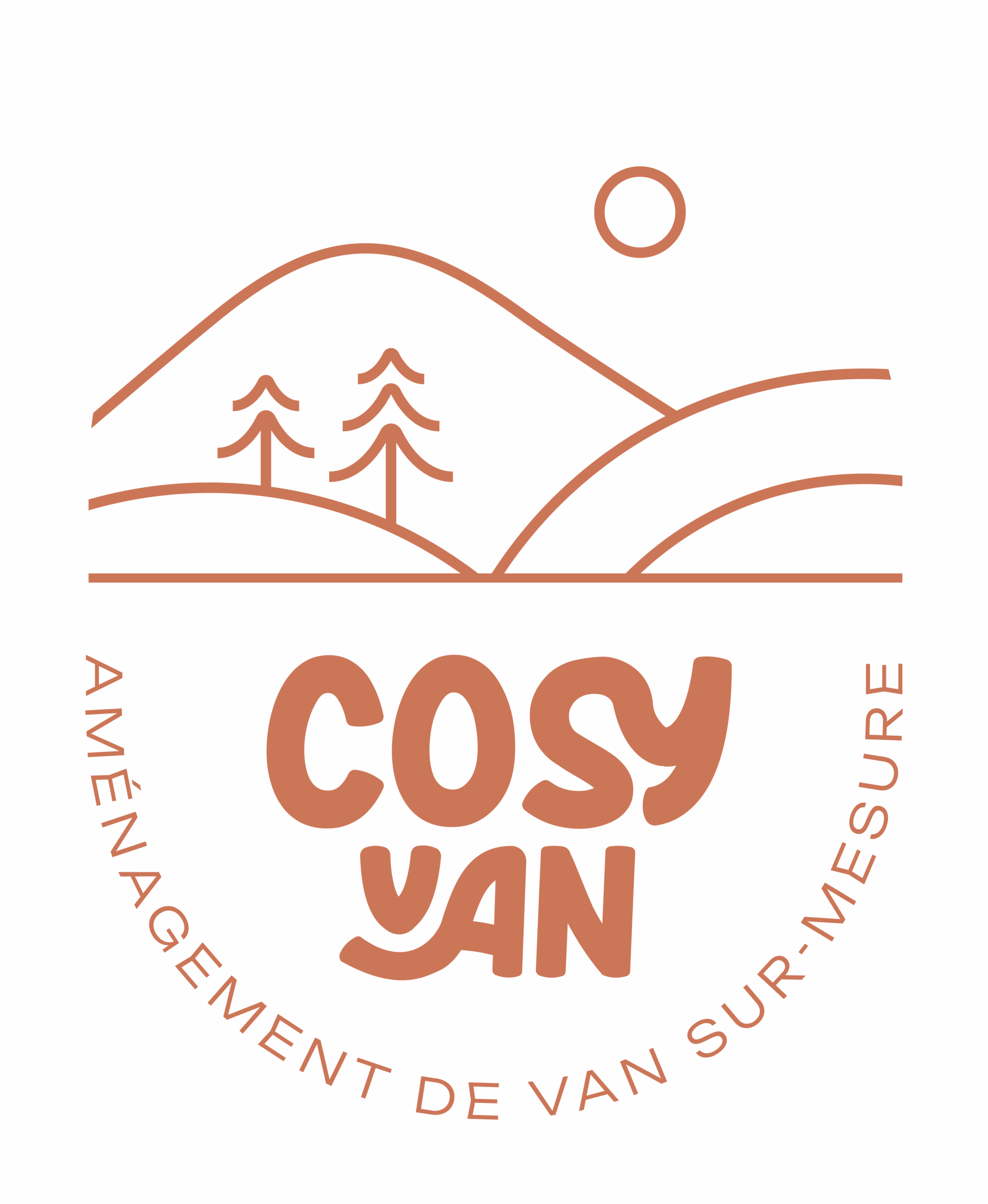 Logo Cosy van en Alsace pour des aménagements 100% sur mesure adaptés à vos besoins